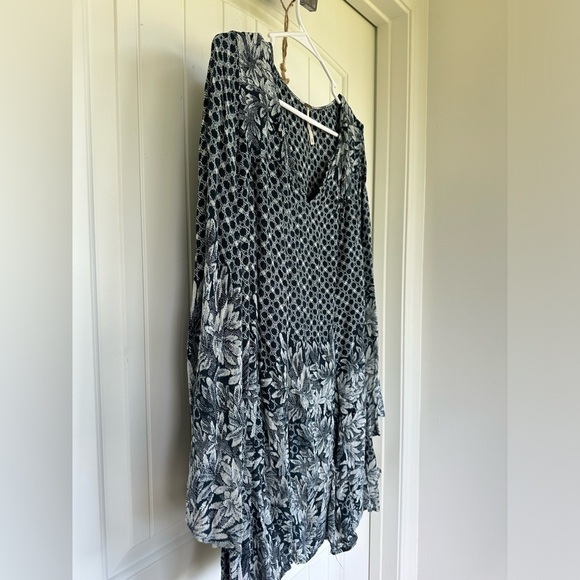 Free People Flowy Boho Mini Dress-Size XS - Picture 3 of 13